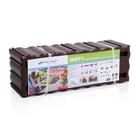 Плитка садовая, 20 × 60 см, пластик, коричневая, 8 шт., Floor module PAD - Фото 2