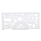 Линейка офицерская Calligrata, 20 см, полупрозрачная - Фото 1