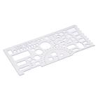 Линейка офицерская Calligrata, 20 см, полупрозрачная - Фото 2