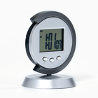 Часы - будильник электронные «Таурис», настольные, календарь, 7.7×11 см - Фото 2