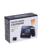 Часы электронные настольные, USB, будильник, термометр, календарь, с проекцией на потолок - Фото 12