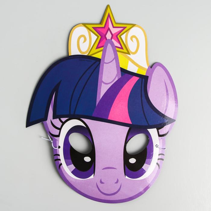 Маска карнавальная "Искорка", My Little Pony, 17,2 х 22 см - Фото 1