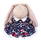 Мягкая игрушка «Зайка Ми в платье с мухоморами», 15 см - фото 21191856