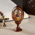 Сувенир Яйцо на подставке икона "Троица" - фото 9542504
