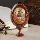 Сувенир Яйцо на подставке икона "Троица" - фото 9232127