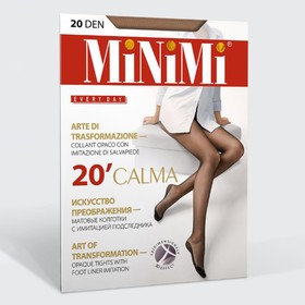 Колготки женские MiNiMi CALMA 20 den 3D, цвет загар (daino), размер 3 (M)