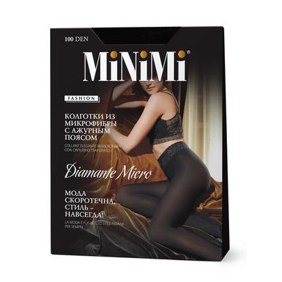 Колготки женские MiNiMi Diamante Micro, 100 den, размер 2, цвет nero