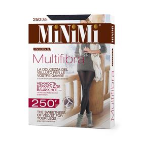 Колготки женские MiNiMi Multifibra, 250 den, размер 3, цвет fumo