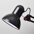 Лампа настольная Е27, на зажиме (220 В) черная h=55 см (811) RISALUX - Фото 4