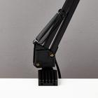 Лампа настольная Е27, на зажиме (220 В) черная h=55 см (811) RISALUX - Фото 6