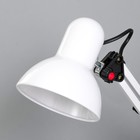 Лампа настольная Е27, h=55 см, шарнирная, на зажиме (220 В) белая RISALUX - Фото 5