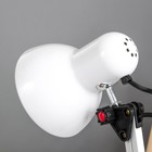 Лампа настольная Е27, h=55 см, шарнирная, на зажиме (220 В) белая RISALUX - Фото 6