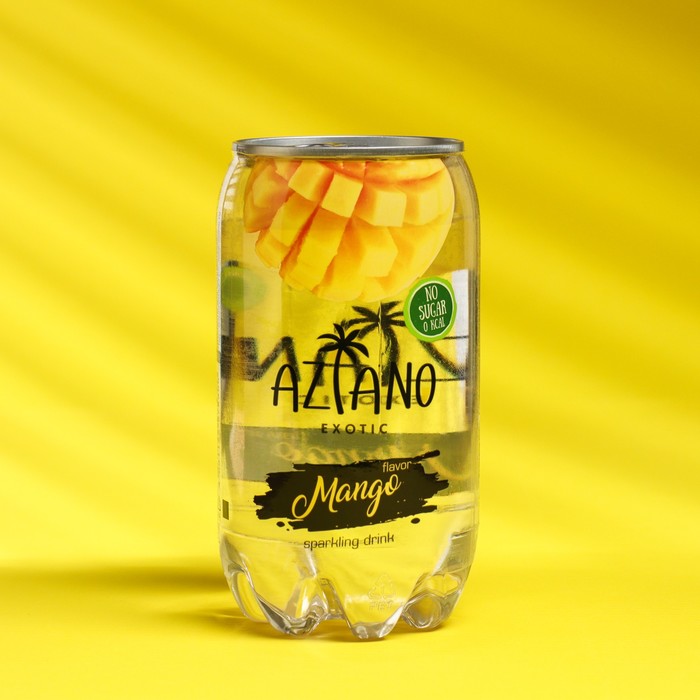 Вода газированная Aziano, манго, 350 мл - Фото 1