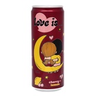 Вода газированная Love is, с вишней и лимоном, 330 мл - фото 26973969