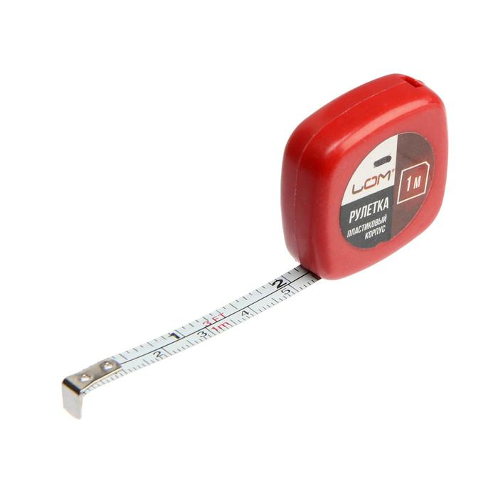 УЦЕНКА Рулетка-брелок ЛОМ, 1 м х 6 мм - Фото 1