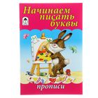 Прописи "Начинаем писать буквы" Серия Для малышей - Фото 1