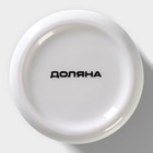 Сахарница-солонка Доляна «Свиристель», 150 мл, d=7 см, доломит, синяя - Фото 6