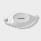 Подставка под чайный пакетик Доляна «Свиристель», 12×8,4 см, цвет белый - Фото 4