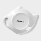 Подставка под чайный пакетик Доляна «Свиристель», 12×8,4 см, цвет белый - Фото 5