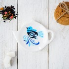 Подставка под чайный пакетик Доляна «Свиристель», 12×8,4 см, цвет белый - Фото 3