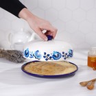 Блинница Доляна «Свиристель», d=23 см, цвет белый - Фото 6