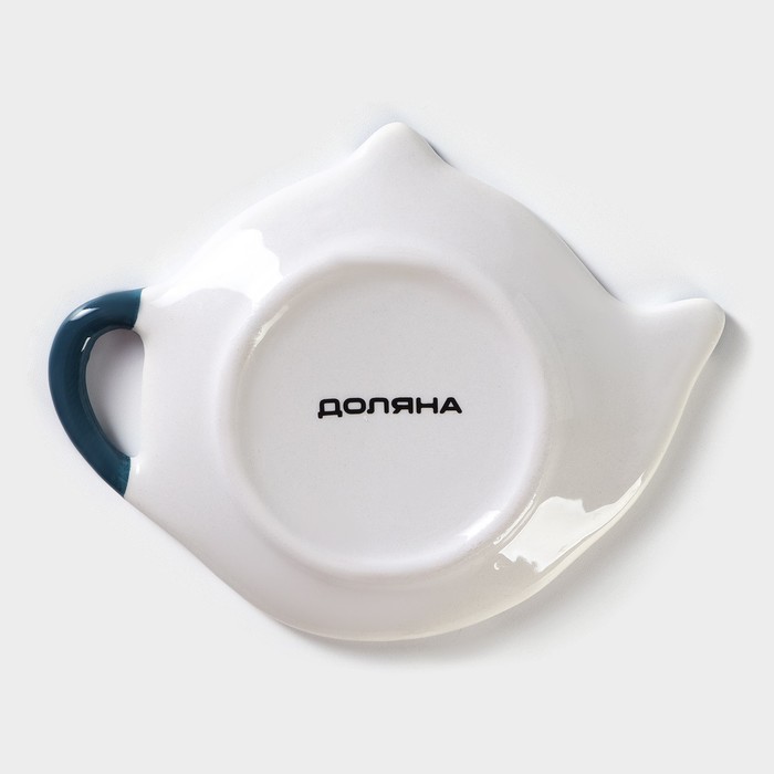 Подставка под чайный пакетик Доляна «Тропики», 12×9 см - фото 1905735056