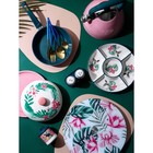 Набор для специй Доляна «Тропики», солонка, перечница, 130 мл, на подставке, доломит, разноцветный - Фото 10