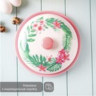 Блинница Доляна «Тропики», d=23 см, цвет белый - Фото 3