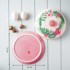 Блинница Доляна «Тропики», d=23 см, цвет белый - Фото 4