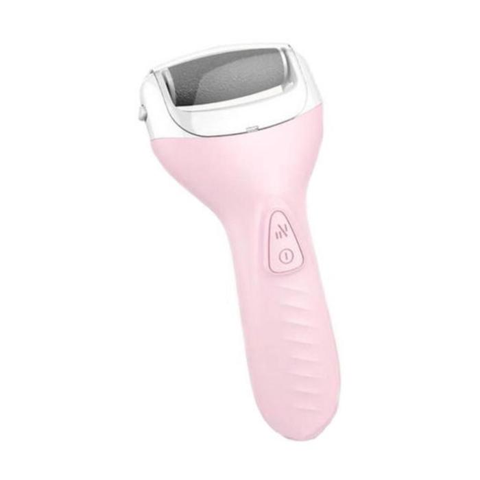 Электрическая роликовая пилка Yueli Callus Remover SC-608P, 2 насадки, от АКБ, розовая - Фото 1