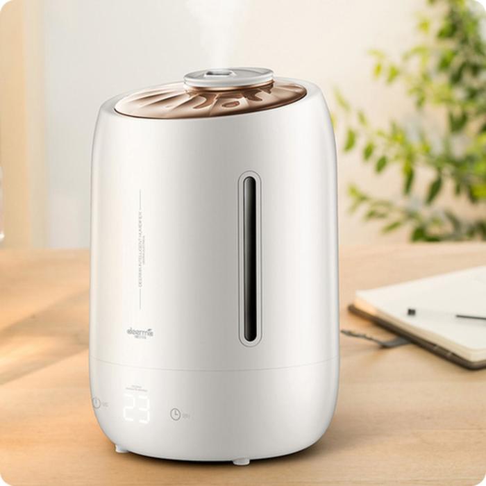 Увлажнитель воздуха Deerma Humidifier DEM-F600, ультразвуковой, 25 Вт, 310 мл/ч, 5 л, белый - Фото 1