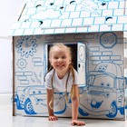 Дом-раскраска «Тачки», набор для творчества, дом из картона, Дисней - фото 3717489