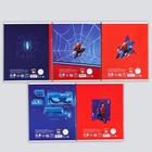 Тетрадь в линейку 12 листов, 5 видов МИКС, обложка мелованный картон, «Человек-паук» - Фото 4