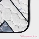 Коврики для ванной и туалета Доляна «Галька геометрическая», 2 шт., 40×50 см, 50×80 см, МИКС - Фото 3
