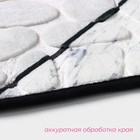 Набор ковриков для ванной и туалета Доляна «Галька геометрическая», 2 шт, 40×50 см, 50×80 см, цвет МИКС - Фото 3