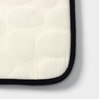 Набор ковриков для ванной и туалета Доляна «Галька геометрическая», 2 шт, 40×50 см, 50×80 см, цвет МИКС - Фото 5
