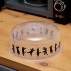 Крышка для микроволновой печи «Котики», 25×25×10 см - Фото 2