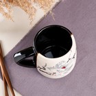 Кружка "Треуголка", деколь весна, бело-коричневая, керамика, 0.4 л, микс 5598633 - фото 319760658