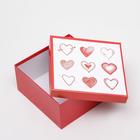 Набор коробок 6 в 1 "Признание в любви", 25,5 х 25,5 х 13 - 16 х 16 х 8 см - фото 24506926