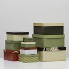 Набор подарочных коробок 10 в 1 «23 февраля», 25.5×25.5×13 - 7×7×4 см - Фото 2