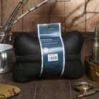 Подушка автомобильная подарочная, косточка, на подголовник, "Настоящему мужчине", велюр, чёрный, 16 х 24 см - Фото 5