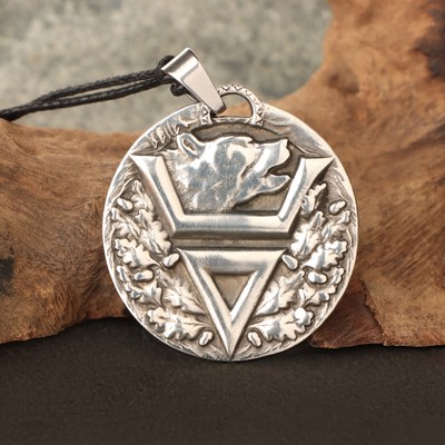 Оберег «Символ Велеса», металл пьютер, художественное литье