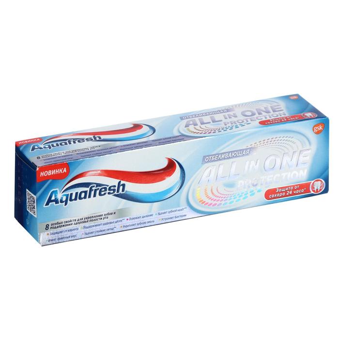 Зубная паста Aquafresh All-in-One Protection Whitening, 75 мл - Фото 1