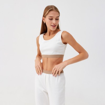 Топ женский MINAKU: Home collection цвет экрю, р-р 44