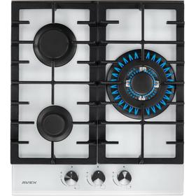 

Варочная поверхность AVEX HM 4534 W, газовая, 3 конфорки, 43х48 см, газ-контроль, белая