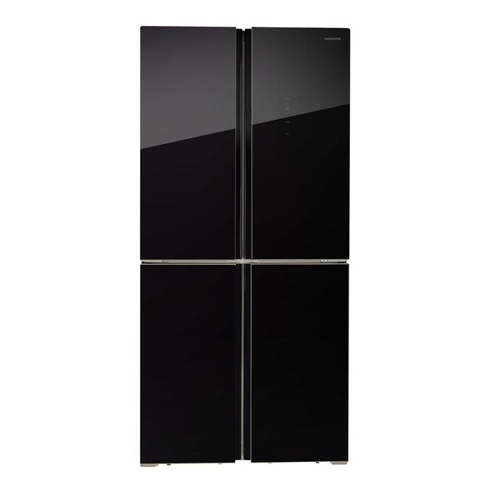 Холодильник HIBERG RFQ-490DX NFGB, Side-by-side, класс А+, 490 л, инверторный, чёрный - Фото 1