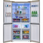 Холодильник HIBERG RFQ-500DX NFGY, Side-by-side, класс А+, 545 л, инверторный, бежевый - Фото 5