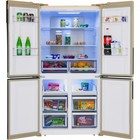 Холодильник HIBERG RFQ-500DX NFYm, Side-by-side, класс А+, 545 л, инвертор, бежевый мрамор - Фото 5