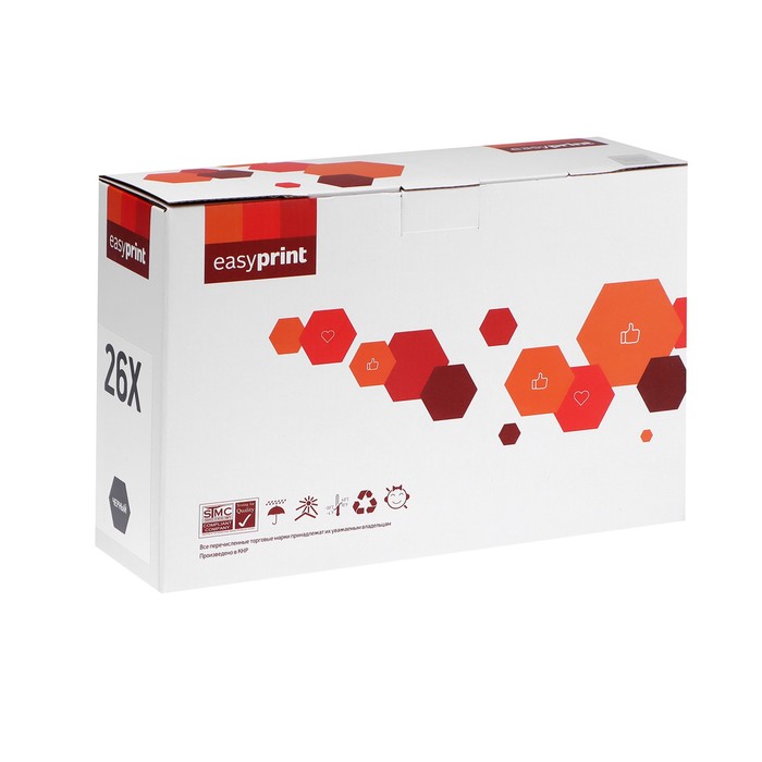 Картридж EasyPrint LH-CF226X U (CF226X/CF226A/Cartridge 052H/26X/226X/52H) для HP, черный - фото 51298583