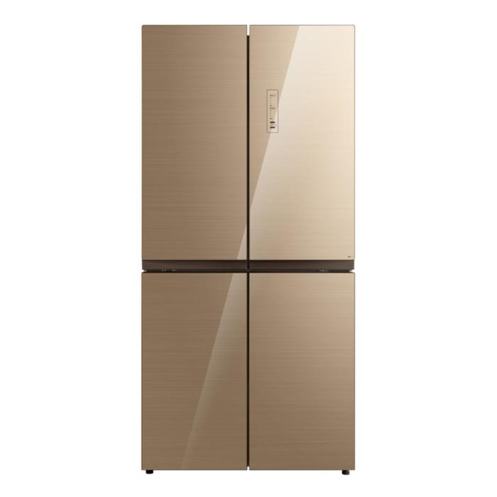 Холодильник Körting KNFM 81787 GB, Side-by-Side, класс А, 456 л, Full No frost, бежевый